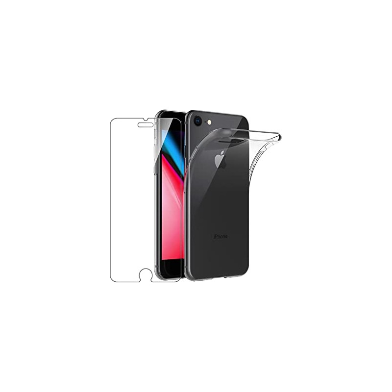 Cover SHIEID Per Xiaomi Mi 9 SE – Effetto Marmo Trasparente, Vetro Temperato E Silicone