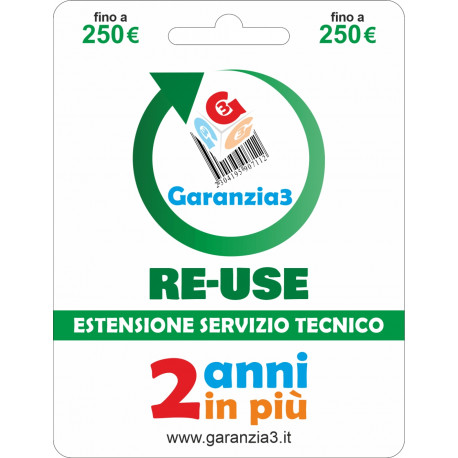 Estensione Garanzia 2 Anni (250€)